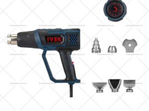 کیت سشوار دیمردار صنعتی دو دسته 2000 وات ایوک K-6031