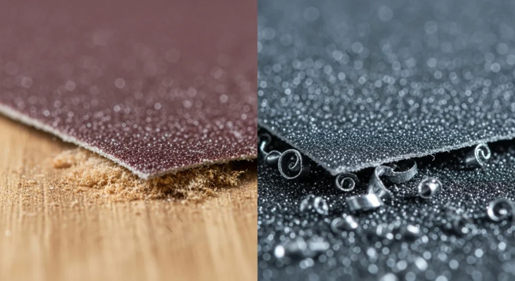 تفاوت سنباده چوب و آهن