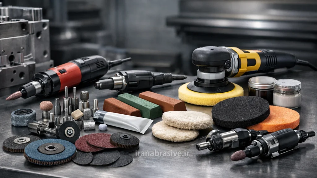 ابزار پرداخت کاری قالب